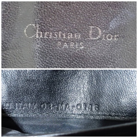 Authentic CHRISTIAN DIOR Diorama Wallet On Chain Black - Picture 8 of 16